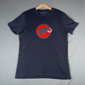 Mammut Black Tee with Red Logo: men’s L